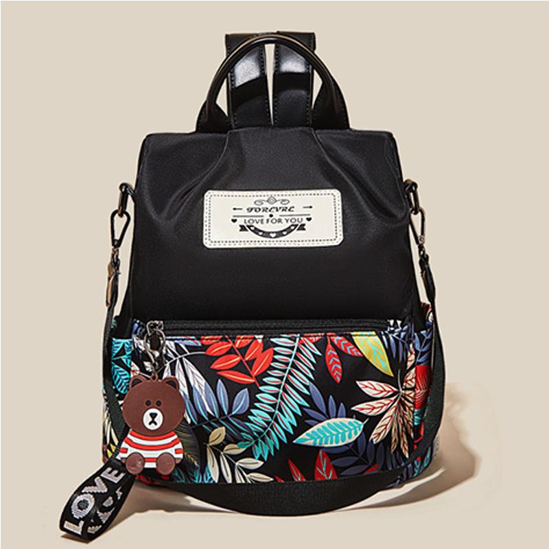 FOXER Girl Preppy Style Backpack Lady High Capacity Handbag Casual School Bag Women Fashion Travel Anti-Theft Shoulder Bag