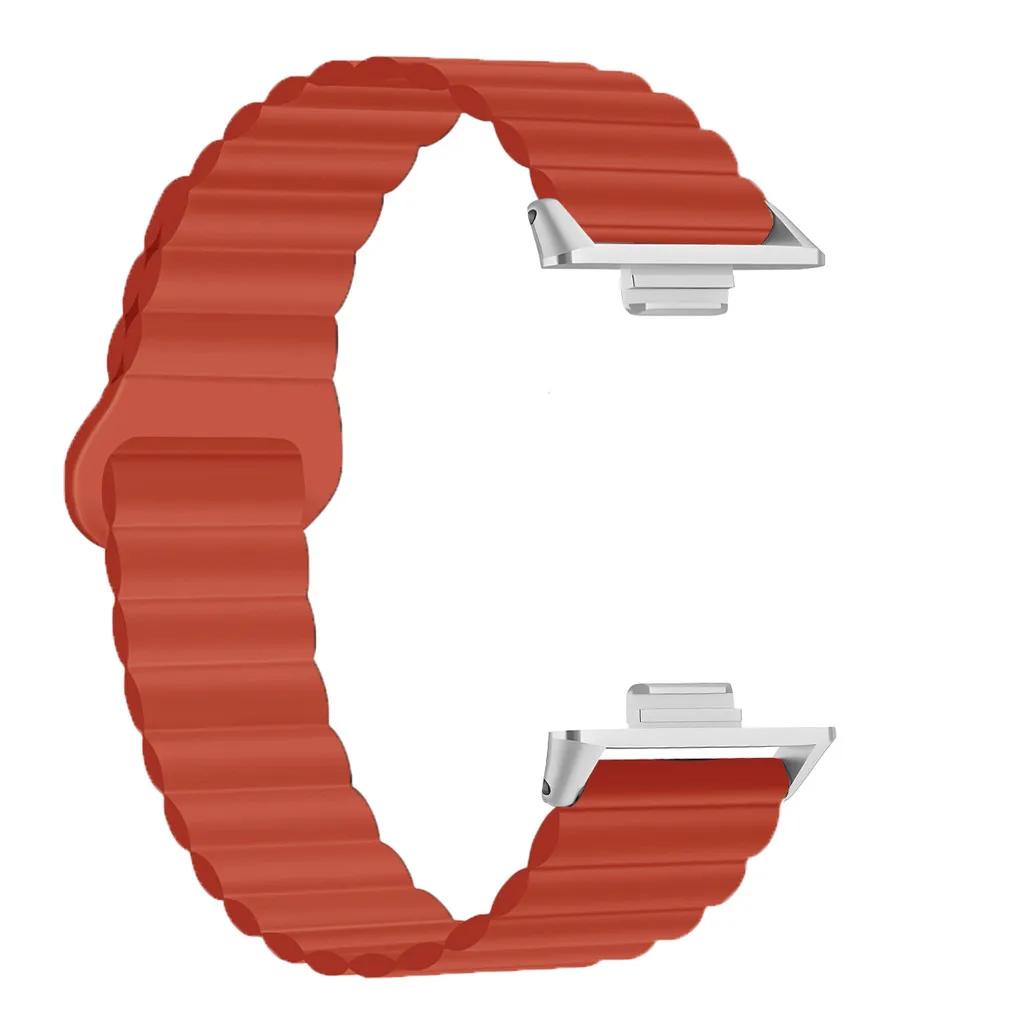 Silicone Strap For Huawei Watch Fit4 Magnetic Loop Band Watchband Correa Men Women Sport Bracelet For Huawei Fit3 2 Accessories