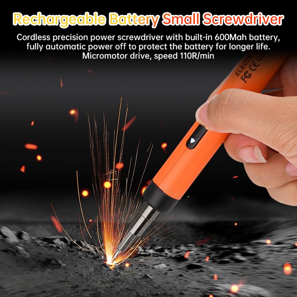 DC3.7-4.2V 46-in-1 Precision Electric Screwdriver Rechargeable High Torque Home Use Electric Screwdriver Durable Durability