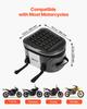 VEVOR Motorcycle Tail Bag, 28 L Motorcycle Rear Seat Bag with Waterproof Fabric