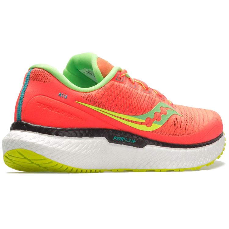 Saucony Triumph Comfortable Cushioning Slip Resistant Breathable Lightweight Rebound Low top Running Shoes Women's Red S10595-10