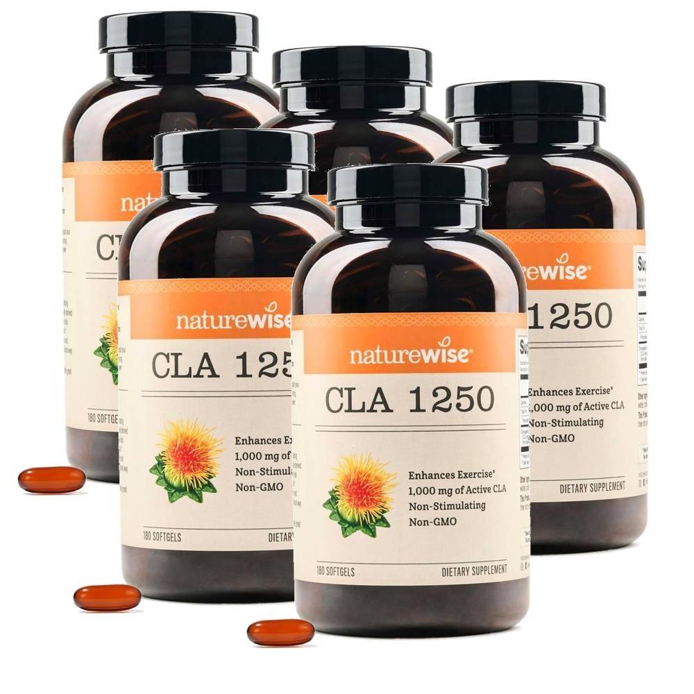 NatureWise CLA 1250 Softgels 5 Pcs Ingredients: May Be Subject To Change At the Manufacturer’s Discretion. For the Most Accurate | 5 Pcs
