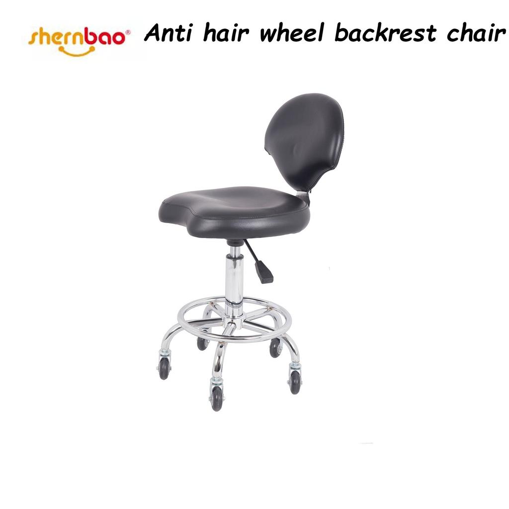 Pet Grooming Chair 360° Rotating Ergonomic Chair Adjustable Height Pet Groomer's Professionals Roller Skating Chairs