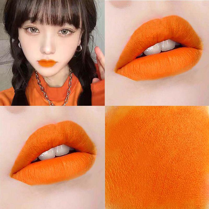 McCarty Lun Pfirsichrosa Lippenstift: Babyrosa, Rosenrot, Barbie-Pink, Pfirsich, Rose, Lila Nude-Töne für einen leichten oder No-Makeup-Matte-Look.