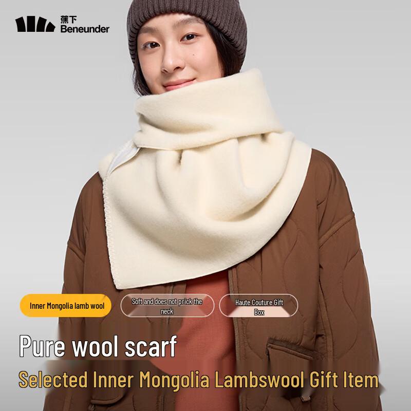 Beneunder Women's Warm Wool Scarf & Shawl HW47024