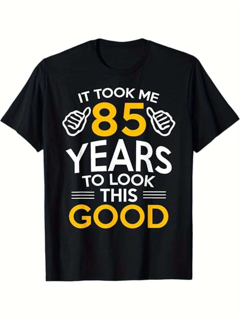 Celebration Mens TShirt It Took Me Humorous Cotton Tee Perfect for Casual Wear Special Events Black Thanksgiving Christmas