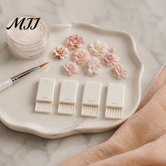 Professional Nail Art Tools 4Pcs/Set Clay Gel Ball Maker Tools, Polymer Roller, 2mm 3mm 4mm 5mm Rolling Tool for Crafts Sphere Shaper, Bead Roller 3D