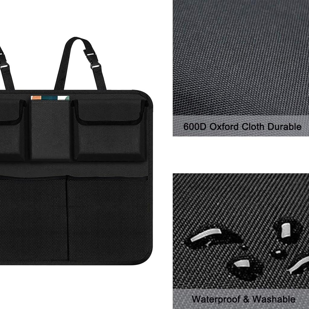 Trunk Organizer For Car, Large Capacity Car Organizers And Storage With 9 Pockets, Waterproof Backseat Hanging Organizer For SUV, Truck, MPV,