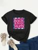 Plus Size - Plus Size - Plus Size Women'S T-Shirt with Letter Print