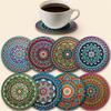 1 Set Bohemian Print Tableware Placemats Ideal Gift Floral Pattern Cute Home Decor Scald-Resistant Multi-style