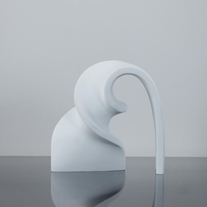 

Современные простые черно-белые геометрические витые ленточные украшения модель дома офис продаж гостиная модные мягкие украшения