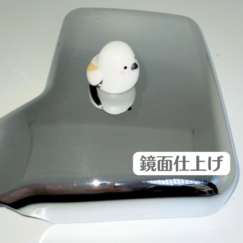 Silver Carry Mirror Covers with Extra Double-Sided Tape for DA16T and DA63T Trucks, Side Mirrors, Chrome Finish (Silver)