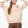 New MLB Old Flower Sweatshirts Unisex Light Sand Brown 3AMTM0631-10SAL