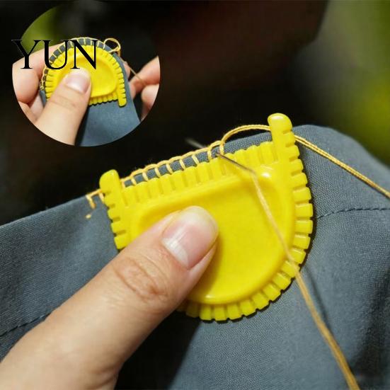 Precision Edge Stitching Hand Sewing Tool, Ergonomic Guide Tool for Stitches, Professional Tailor Tools 3mm 4mm Quilting Aid DIY Crafts Garment Repair