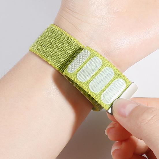 Watch Strap Stretchy Nylon Wristband Solid Color Soft Breathable Replacement Watch Strap