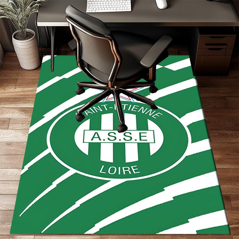Asse Saint-etienne Crest Rug Office Floor Mat - Machine Washable for Bedroom, bedroom, livingroom, Room Decor Fan Gifts Christmas