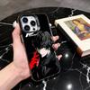 P-Persona 5 COOL Anime Phone Case For iPhone 17,16,15,14,13,12,11 Plus,Pro Max,XS,Colored Silver Plated Inside Cover
