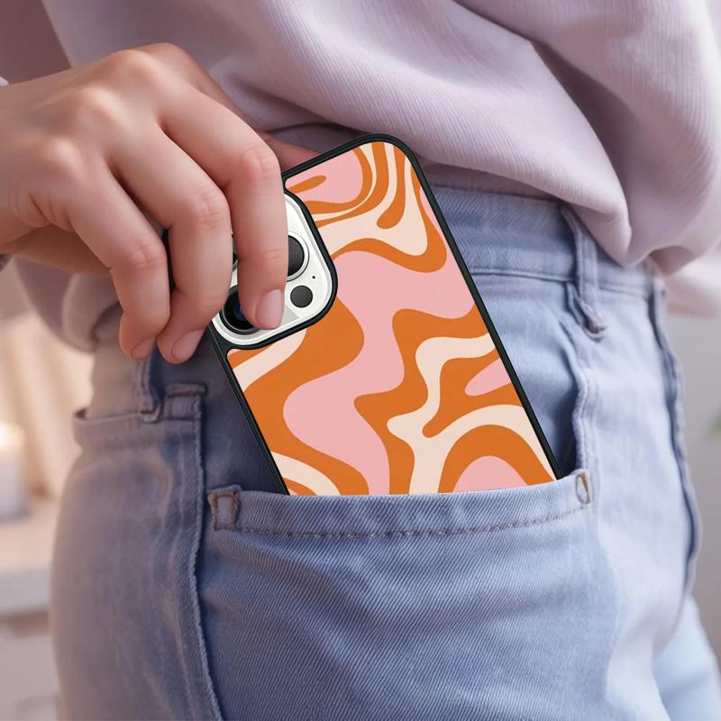 Liquid Swirl Abstract Pattern Phone Case For iPhone 17 Air 15 16e 14 13 Pro Max Coque 12 11 Pro Max PLUS cover