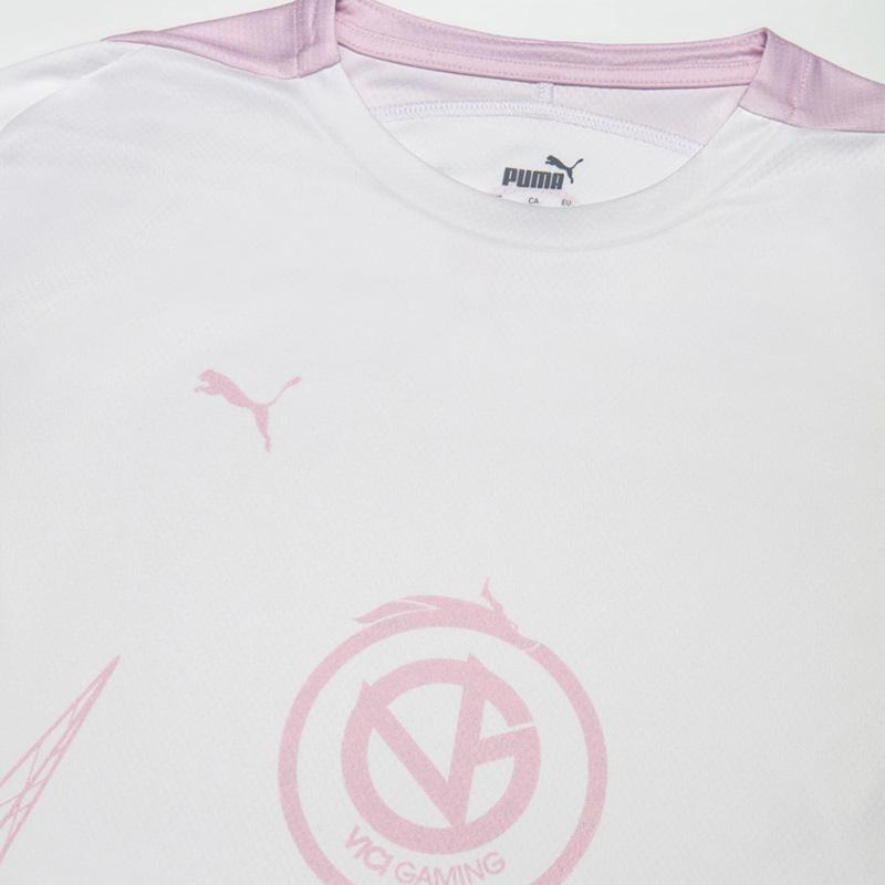 Puma Honor Of Kings Kpl Vg Home Team Jersey Short Sleeve T-Shirt Men Tops White 605762-14