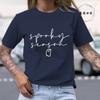 Cute Spooky Season Women's T-Shirts Clothing,Womens Halloween Tops Tees,Cute Fall T-Shirts,Spooky Season Shirt