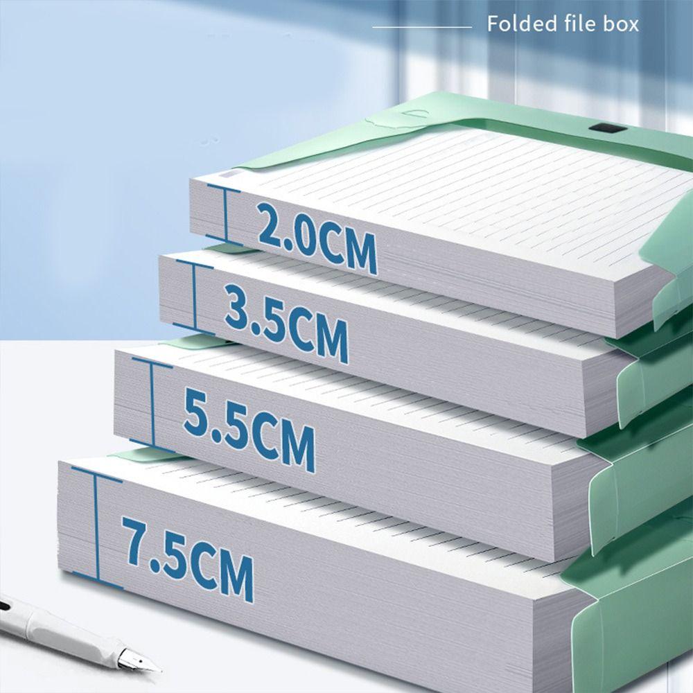 Dustproof Paper Storage Box Thickened Document Case Simple A4 File Folder  Projects