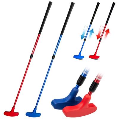 THIODOON Golfputter för Män och Barn Mini Golfputter för eller Justerbar Perfekt för Kvinnor, 2-pack, Tväriktad Putter, Högerhänt Vänsterhänt