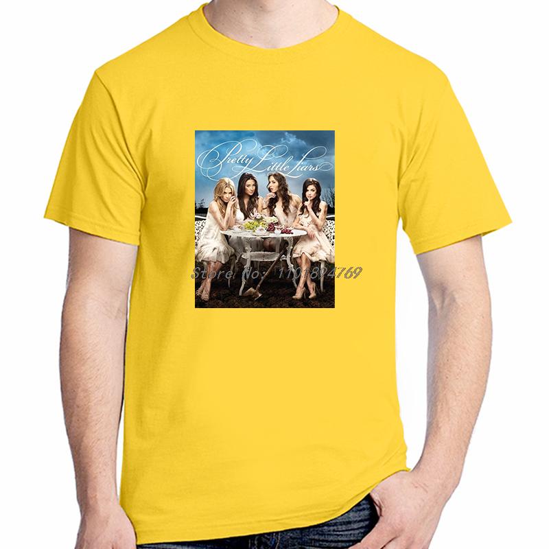 New Pretty Little Liars Summer Fashion Unisex Cotton Short Sleeve Tshirt High Quality Tees Tops Streetwear Unisexs Clothing