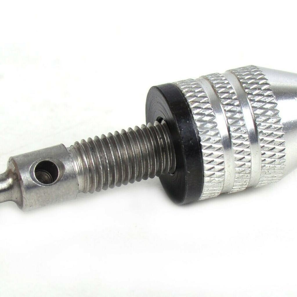 0.3-4mm Dia Drill Chuck Adapter Aluminum Alloy Converter Drill Bit For Rotary Tool Metalworking Mini Practical