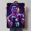 Poster Retro din Tablă Stil Lamine Yamal Artă de Perete Personalizată Semne Metalice Vintage Placă Metalică Retro pentru Decorare Birou Gaming