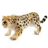 English Animal World Wild Mammal Cognition Plastic Hollow Leopard Figure Model Toy Ornament