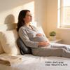 Memory Foam Lumbar Pillow For Pregnancy And Bed Support With Cotton Cover For Home And Car Use