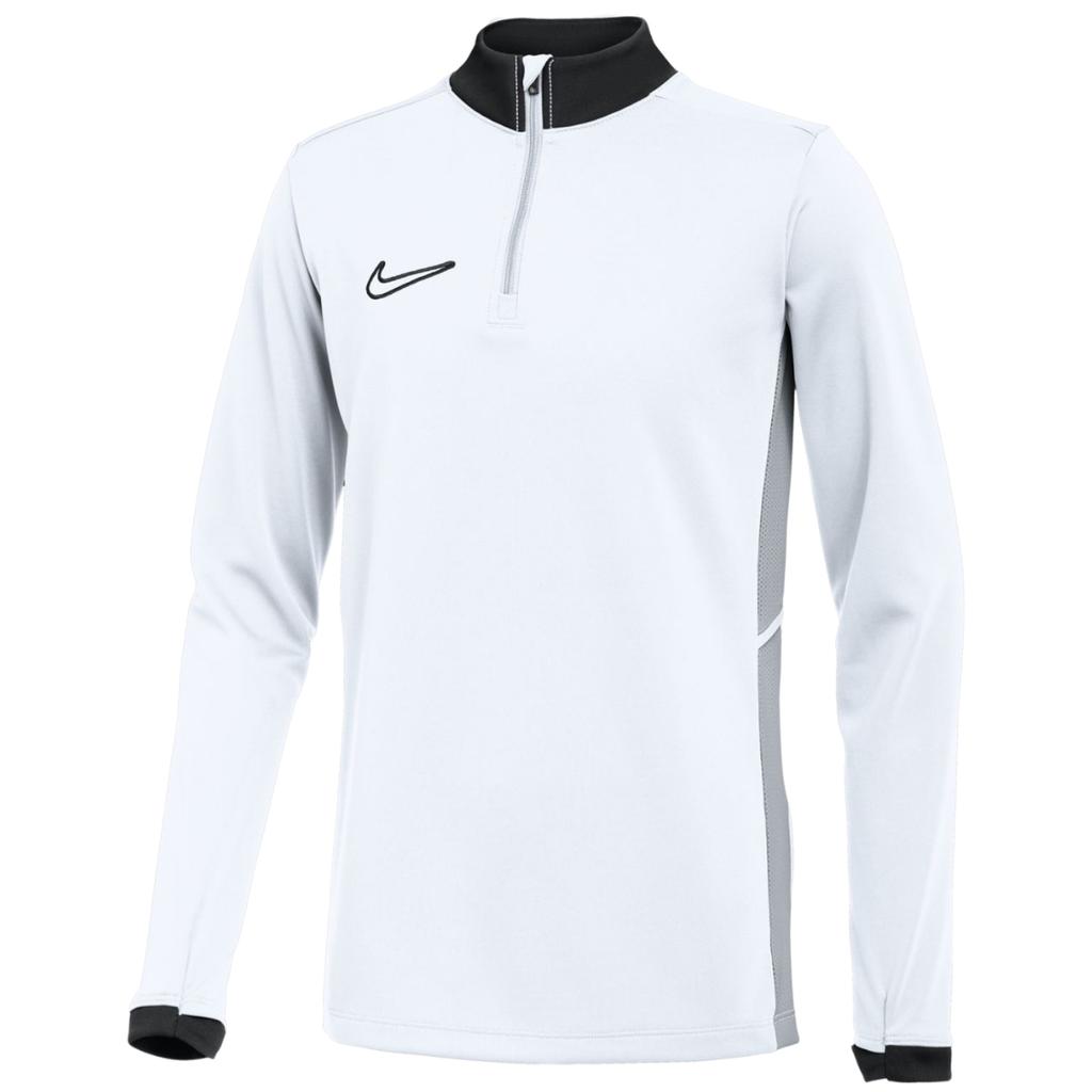 Nike Dri-Fit Academy 25 Drill Jr Oberteil, für Jungen weißes Sweatshirt