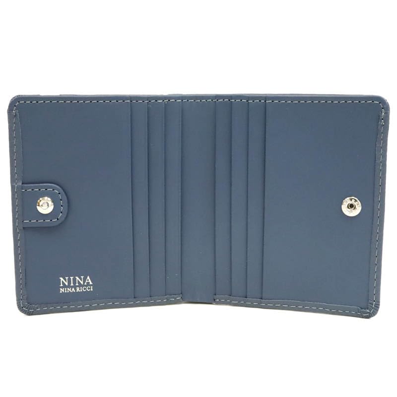 Nina Nina Ricci Venus Perse Bifold Wallet, 35-3112, Women's, Navy