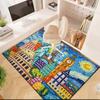 1pc Patriotic Theme Statue of Liberty Carpet Rug for Living Room Bedroom Home Sofa Decoration,Kids play Non-slip Floor Mat