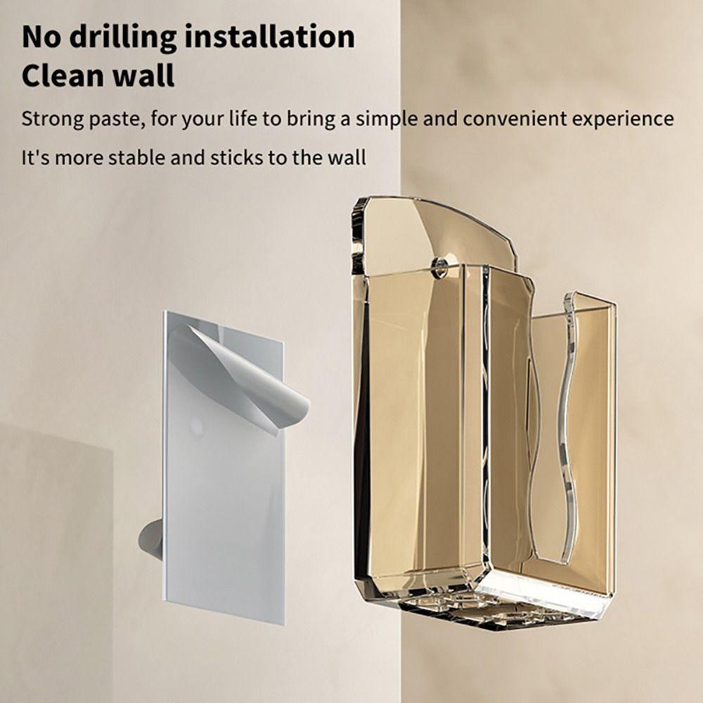 1Pcs Storage Air Conditioner Remote Holder Wall Mounted Phone Charging Bracket