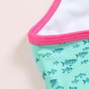 Flamingo Ruffle One-Piece Swimsuit for Girls: Cute, Comfortable, High-Elastic, High-Quality