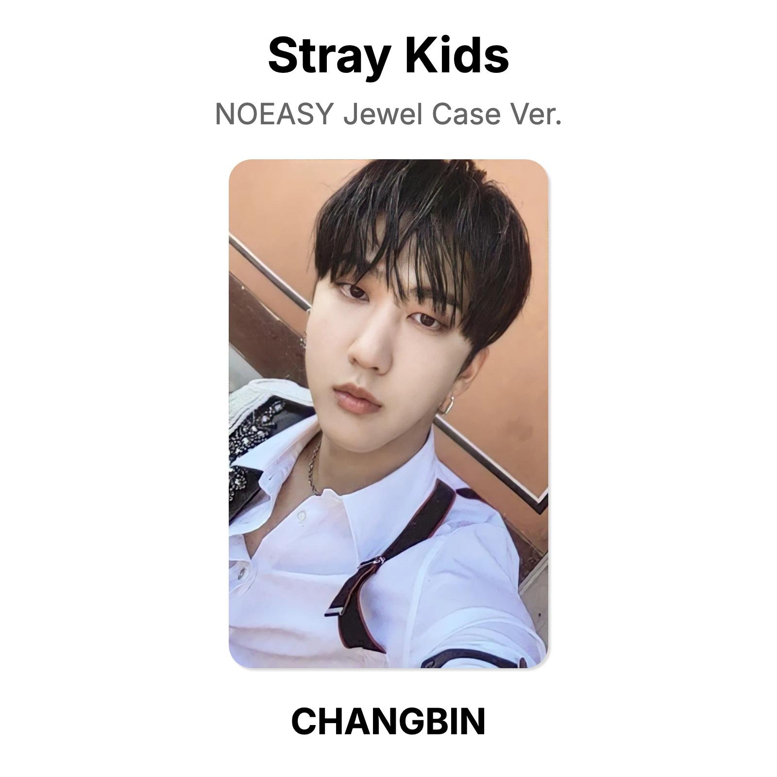 Stray Kids NOEASY Jewel Case Вер.. Официальная фотокарта CHANGBIN 02