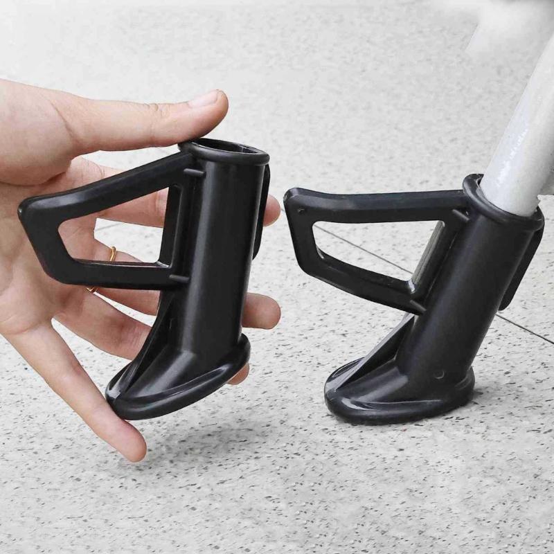 Impact Resistant Plastic Motorcycle Footrest Stands Easy Mounting and Robust Support Electric Scooters Kickstand
