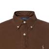 Polo Ralph Lauren Logo Embroidered Polo Shirt Men Shirts Brown MNPOWOV16823991200