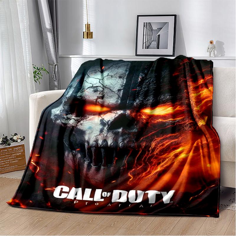 COD 29 Styl Nová deka Call of Duty Ghost Simon Gun Games, Měkká přehozová deka pro domácnost Ložnici Postel Pohovku Cestovní potah Dětský dárek