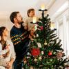 Christmas Tray Decoration Black Triple Tree Decoration Black Triple Tree Decoration Candelabra Tree Topper For Christmas S7Q3
