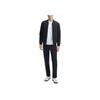 FILA White Solid Color Comfortable Soft Skin-Friendly Warm Three-In-One Down Jacket Men Jacket Black F11M443505F-BK