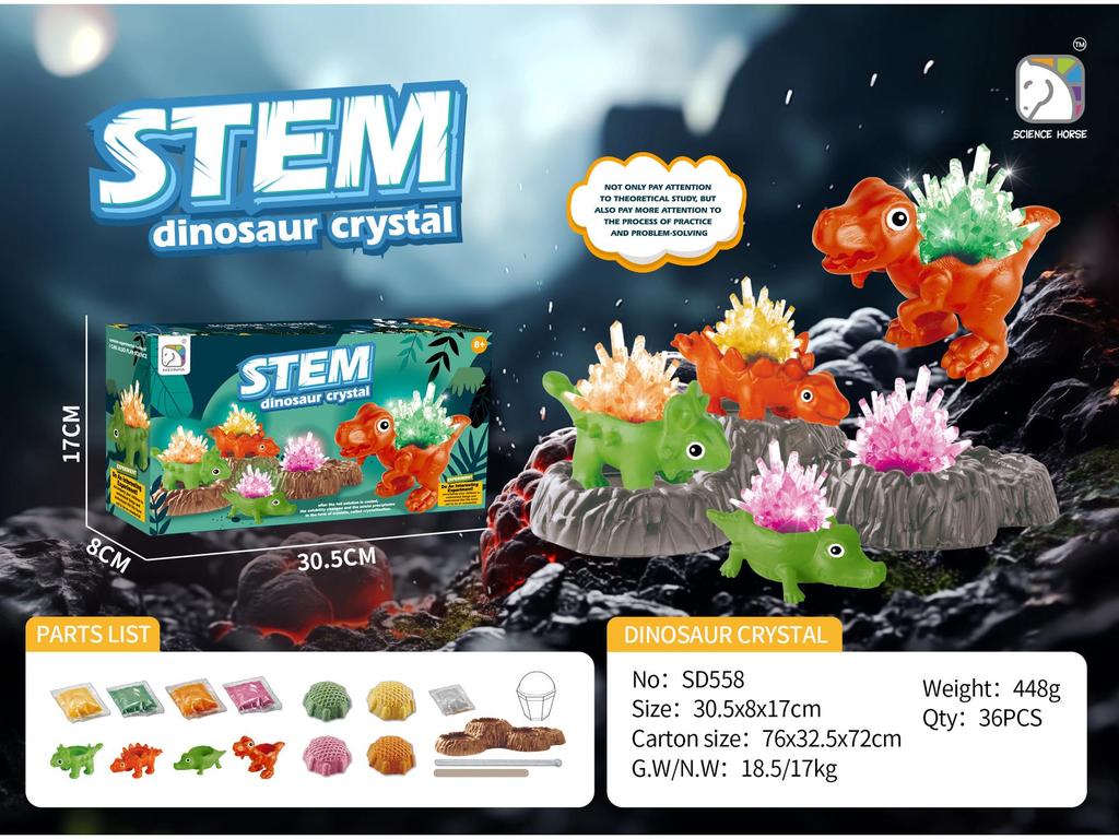 Crystal Growing Experiment Kit: Handmade Science Education Toys for Elementary School