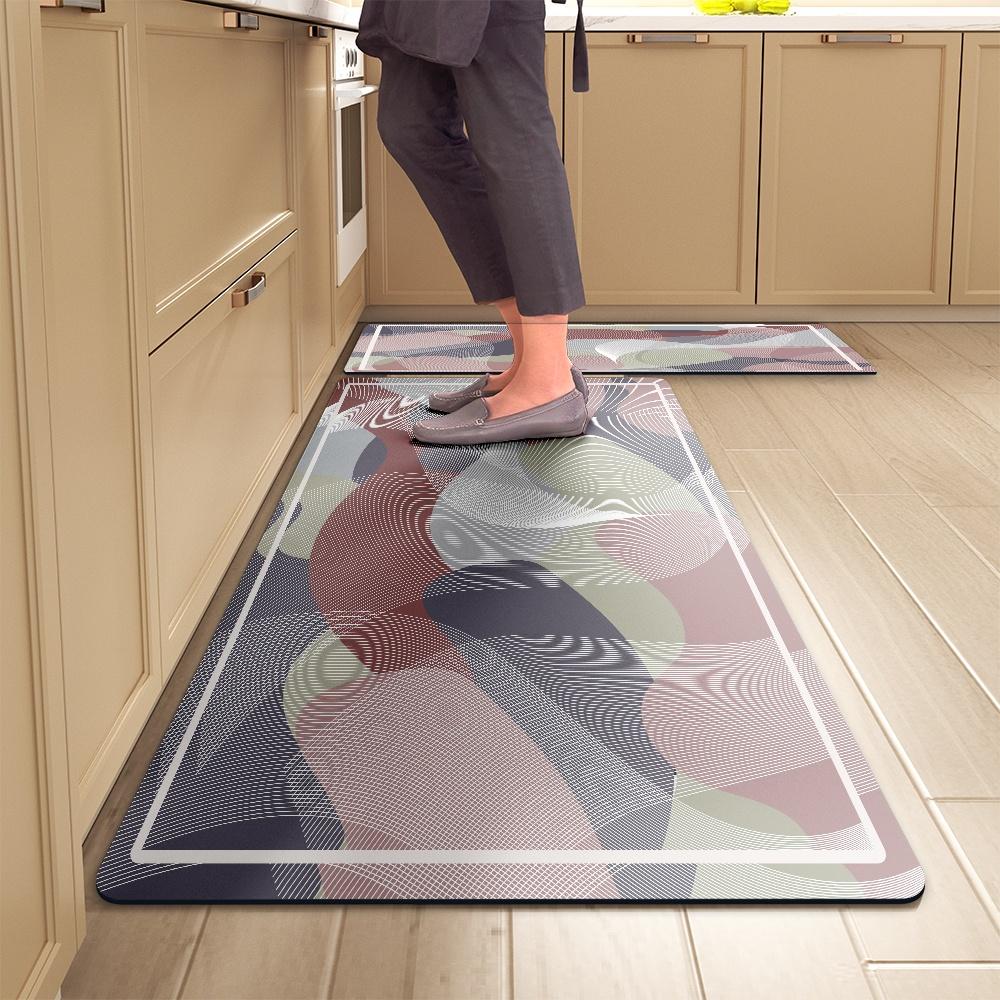 

Кухонный коврик для пола, коврик для спальни, гостиной, длинный прикроватный коврик для прихожей, холла, мягкий, моющийся ковер, нескользящий коврик для ванной, входной коврик 60*90cm