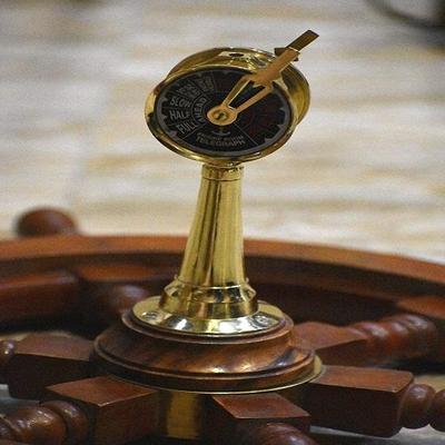 16 Cm Antique Brass Ship's Engine Order Telegraph Nautical Decorative