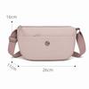 New Long Strap Shoulder Bag Light Weight Multi-pocket Crossbody Bag All-match Advanced Sense Messenger Bag For Girls Women