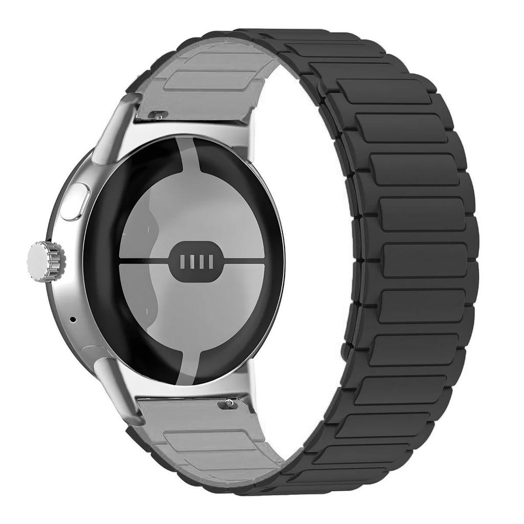 Für Google Pixel Watch 3 2 1 45mm 41mm Magnetisches Silikon-Ersatzarmband für Google Pixel Watch 3 2 1 Sport-Armband