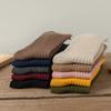 10Pairs Retro Frauen Baumwolle Lose Socken Herbst Winter Stricken Einfarbig Lange Schwarz Rosa Koreanische Japanische Student Mädchen