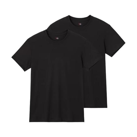 [Gunze] Cotton Milling 2 Piece Crew Neck T-Shirt YV22132 Men s 100% Cotton