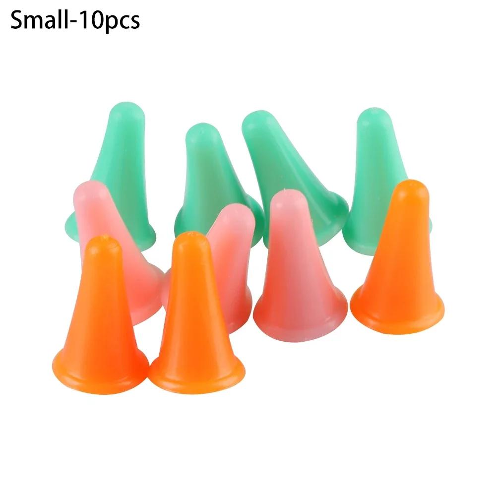 Stricknadelschutz aus Gummi, Spitzenschützer, Große und Kleine Häkelnadelkappen, DIY Nähzubehör Werkzeug, Neu, 10 Stück